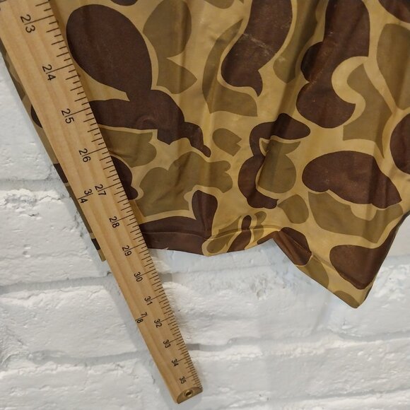 STEARNS PVC Pants Men 34 Medium Brown Duck Camouflage Waders Dry Wear Waterproof - Picture 6 of 9